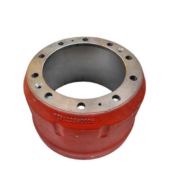 SHACMAN Motar Rear Birke Drum DZ9112340006 Ƙarƙashin Ƙarƙashin Ƙarfe
